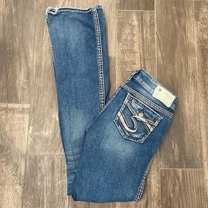 Silver Jeans, Suki Surplus, Size 27 Length 36